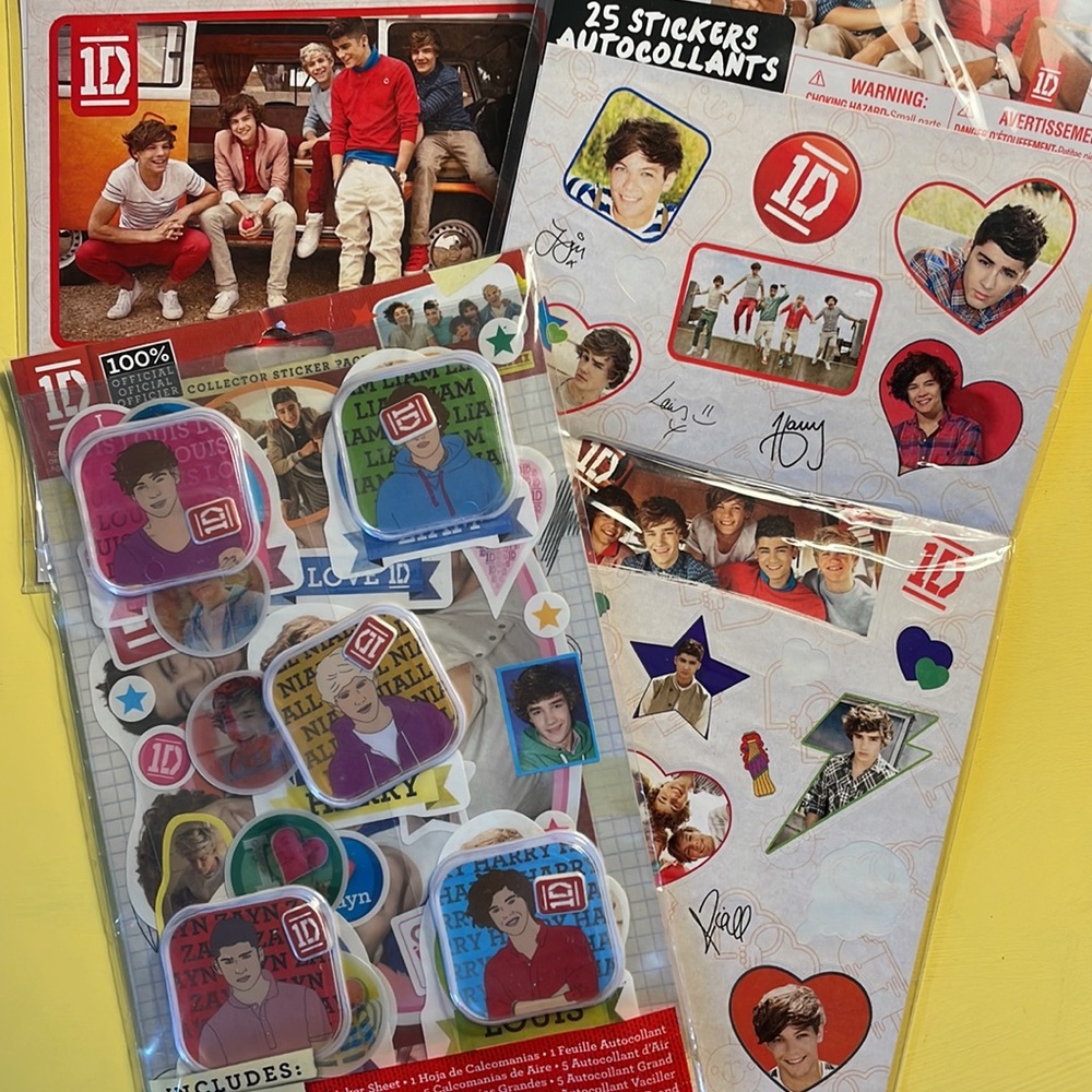 🎤 One Direction 1D Sticker Packs ⭐️